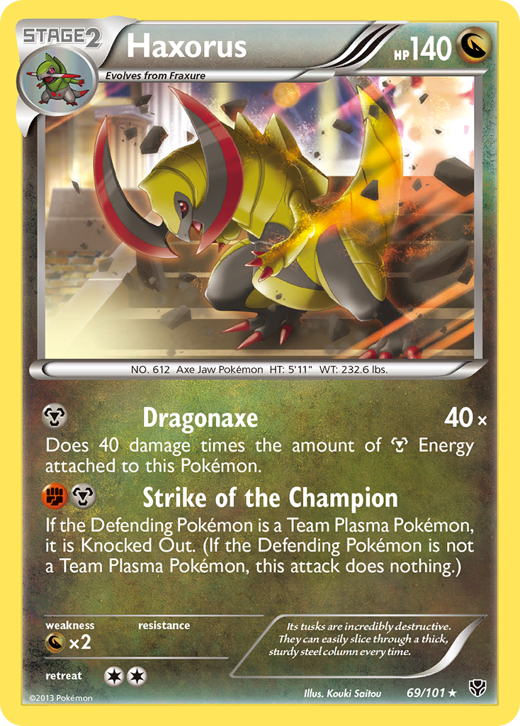 Haxorus (69/101) [Black & White: Plasma Blast] | Dragon's Lair Comics and Fantasy Houston TX