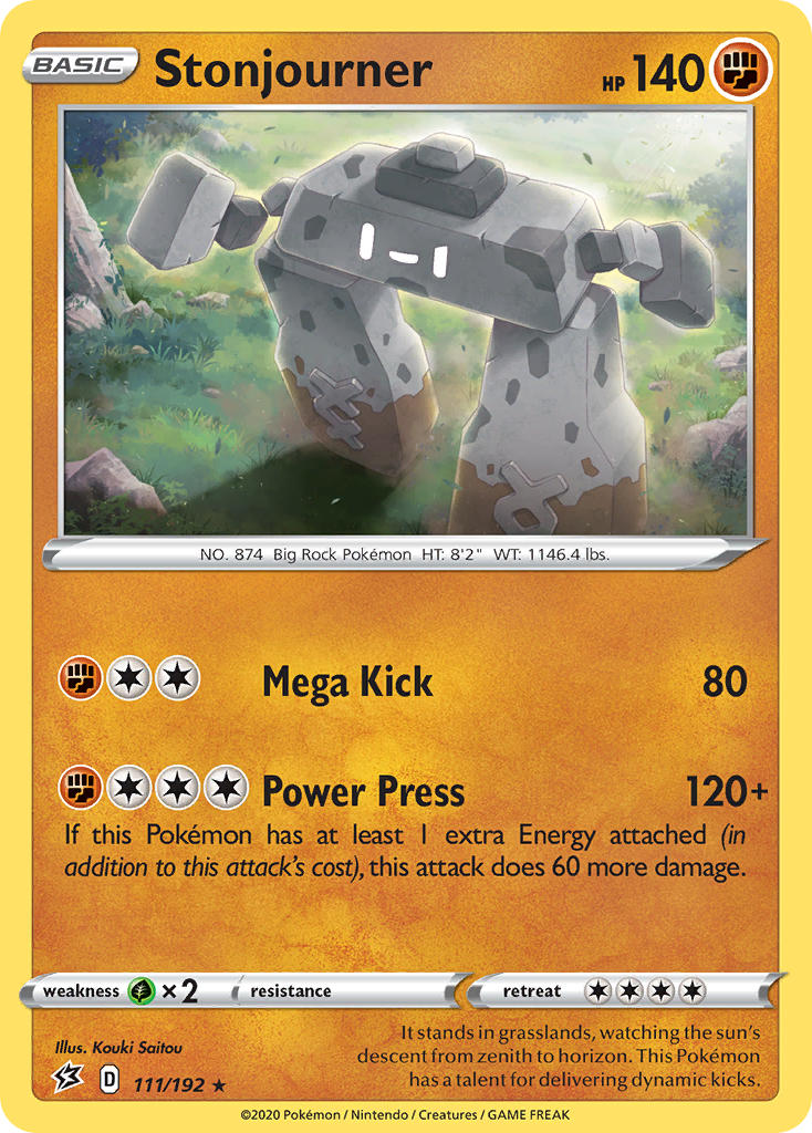 Stonjourner (111/192) (Theme Deck Exclusive) [Sword & Shield: Rebel Clash] | Dragon's Lair Comics and Fantasy Houston TX
