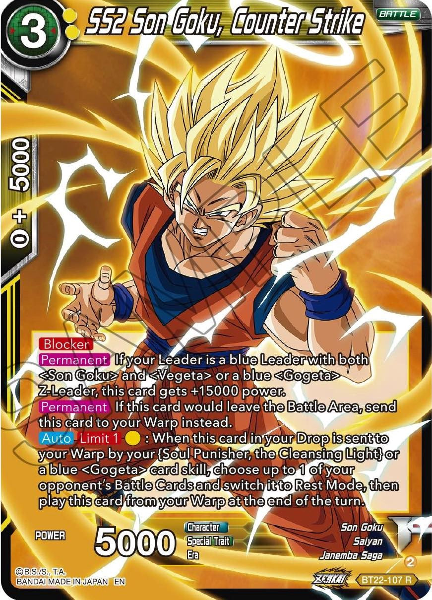 SS2 Son Goku, Counter Strike (BT22-107) [Critical Blow] | Dragon's Lair Comics and Fantasy Houston TX
