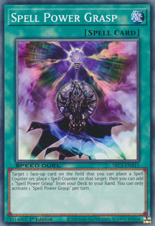 Spell Power Grasp [SBC1-ENA15] Common | Dragon's Lair Comics and Fantasy Houston TX