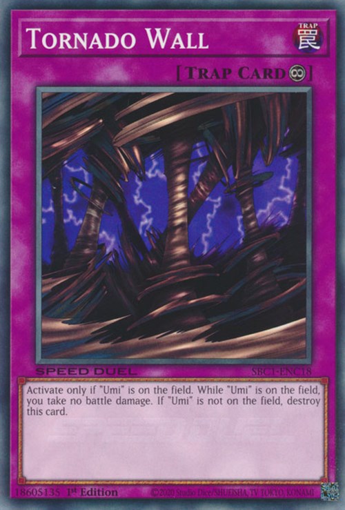 Tornado Wall [SBC1-ENC18] Common | Dragon's Lair Comics and Fantasy Houston TX