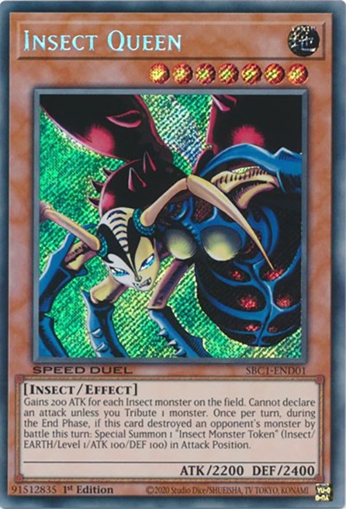 Insect Queen [SBC1-END01] Secret Rare | Dragon's Lair Comics and Fantasy Houston TX