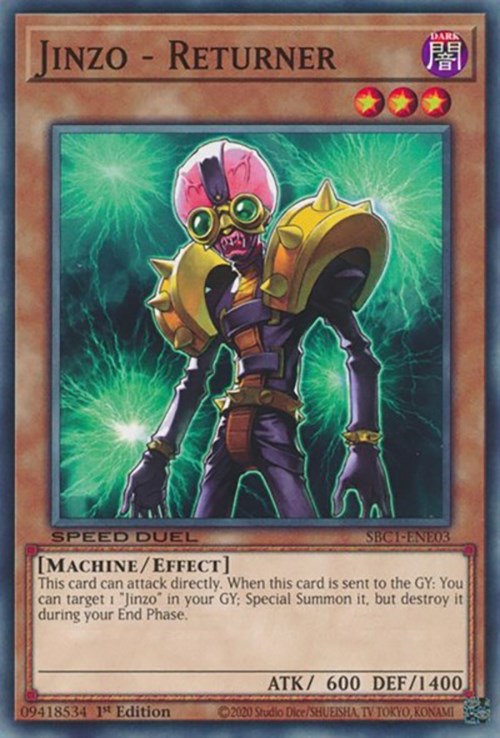 Jinzo - Returner [SBC1-ENE03] Common | Dragon's Lair Comics and Fantasy Houston TX