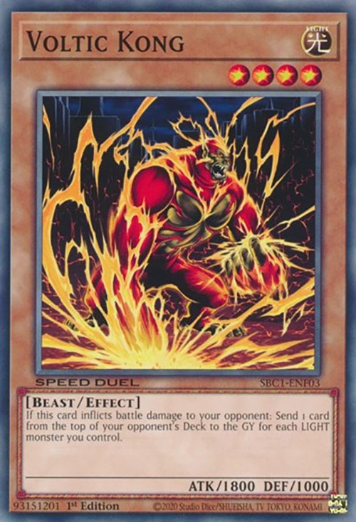 Voltic Kong [SBC1-ENF03] Common | Dragon's Lair Comics and Fantasy Houston TX