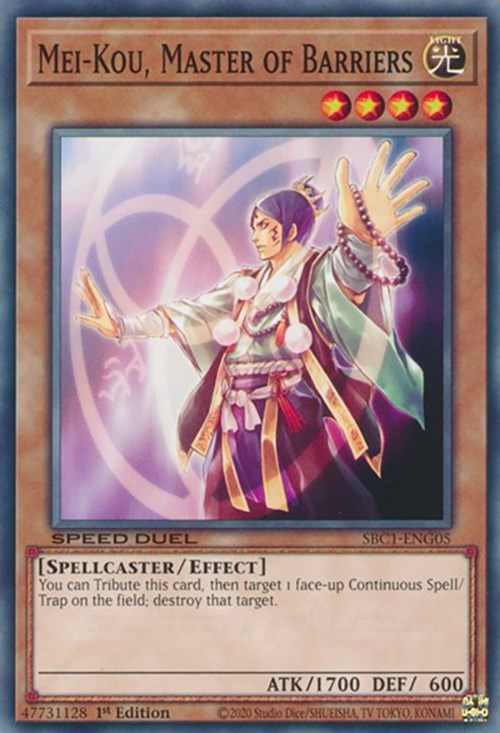 Mei-Kou, Master of Barriers [SBC1-ENG05] Common | Dragon's Lair Comics and Fantasy Houston TX