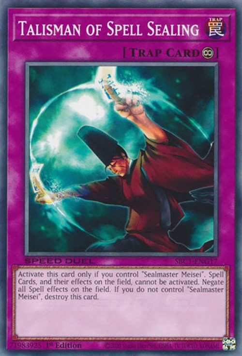 Talisman of Spell Sealing [SBC1-ENG17] Common | Dragon's Lair Comics and Fantasy Houston TX