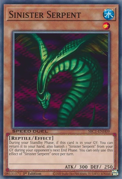 Sinister Serpent [SBC1-ENH09] Common | Dragon's Lair Comics and Fantasy Houston TX
