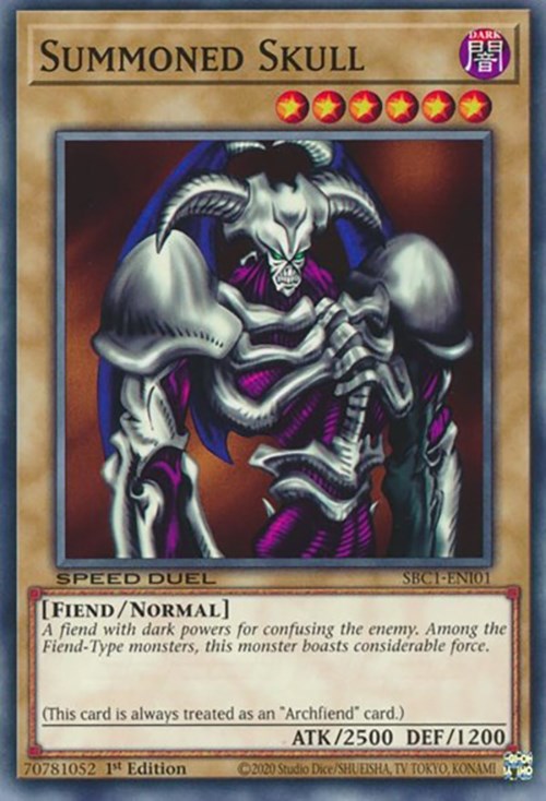 Summoned Skull [SBC1-ENI01] Common | Dragon's Lair Comics and Fantasy Houston TX