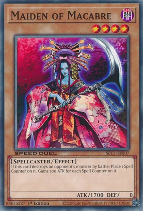 Maiden of Macabre [SBC1-ENI07] Common | Dragon's Lair Comics and Fantasy Houston TX