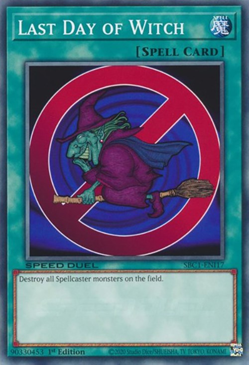 Last Day of Witch [SBC1-ENI17] Common | Dragon's Lair Comics and Fantasy Houston TX