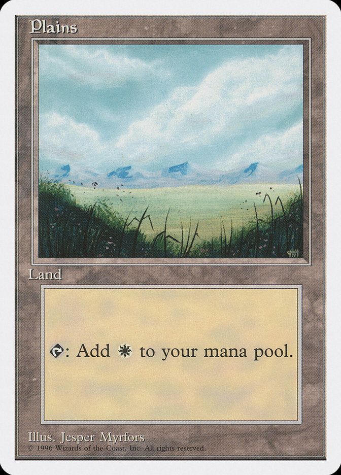 Plains (No Trees, Signature on Bottom Right) [Introductory Two-Player Set] | Dragon's Lair Comics and Fantasy Houston TX