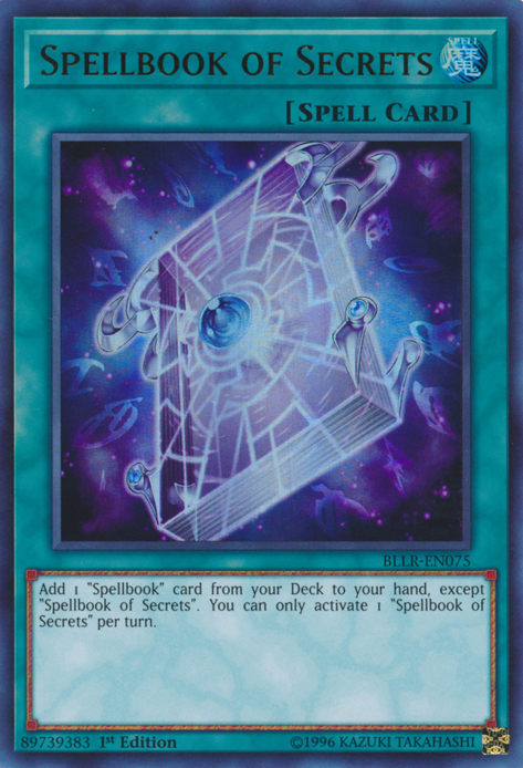 Spellbook of Secrets [BLLR-EN075] Ultra Rare | Dragon's Lair Comics and Fantasy Houston TX