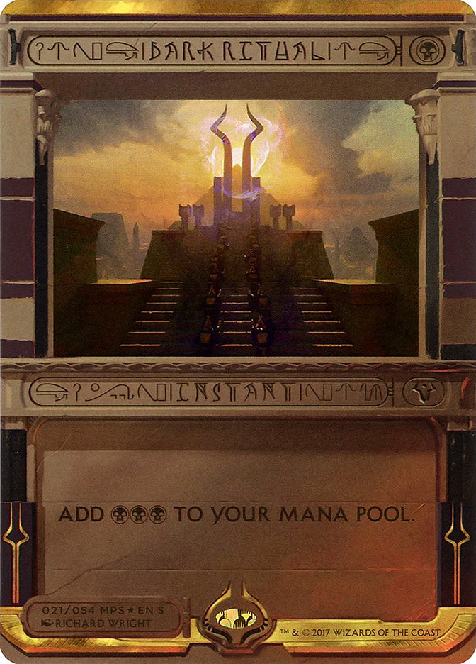 Dark Ritual (Invocation) [Amonkhet Invocations] | Dragon's Lair Comics and Fantasy Houston TX