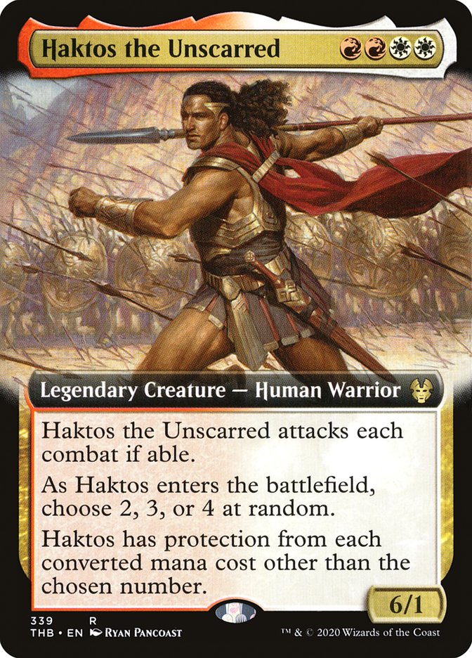 Haktos the Unscarred (Extended Art) [Theros Beyond Death] | Dragon's Lair Comics and Fantasy Houston TX