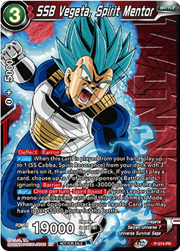 SSB Vegeta, Spirit Mentor (Winner Stamped) (P-314) [Tournament Promotion Cards] | Dragon's Lair Comics and Fantasy Houston TX