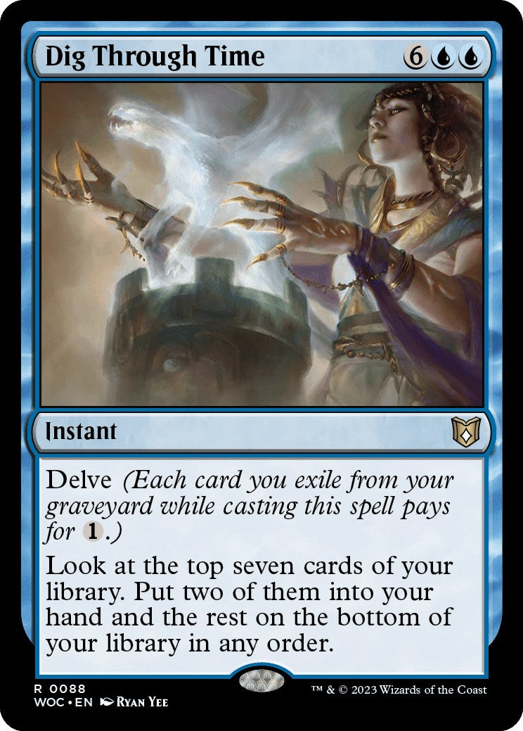 Dig Through Time [Wilds of Eldraine Commander] | Dragon's Lair Comics and Fantasy Houston TX