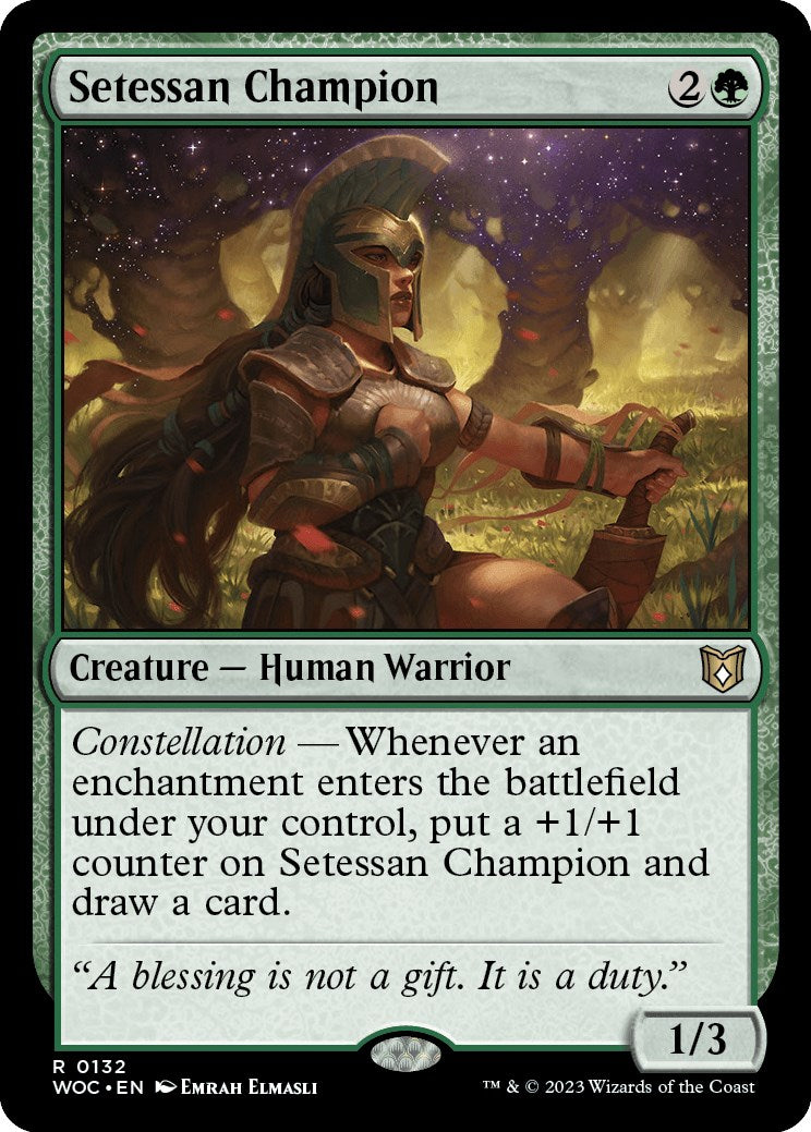 Setessan Champion [Wilds of Eldraine Commander] | Dragon's Lair Comics and Fantasy Houston TX