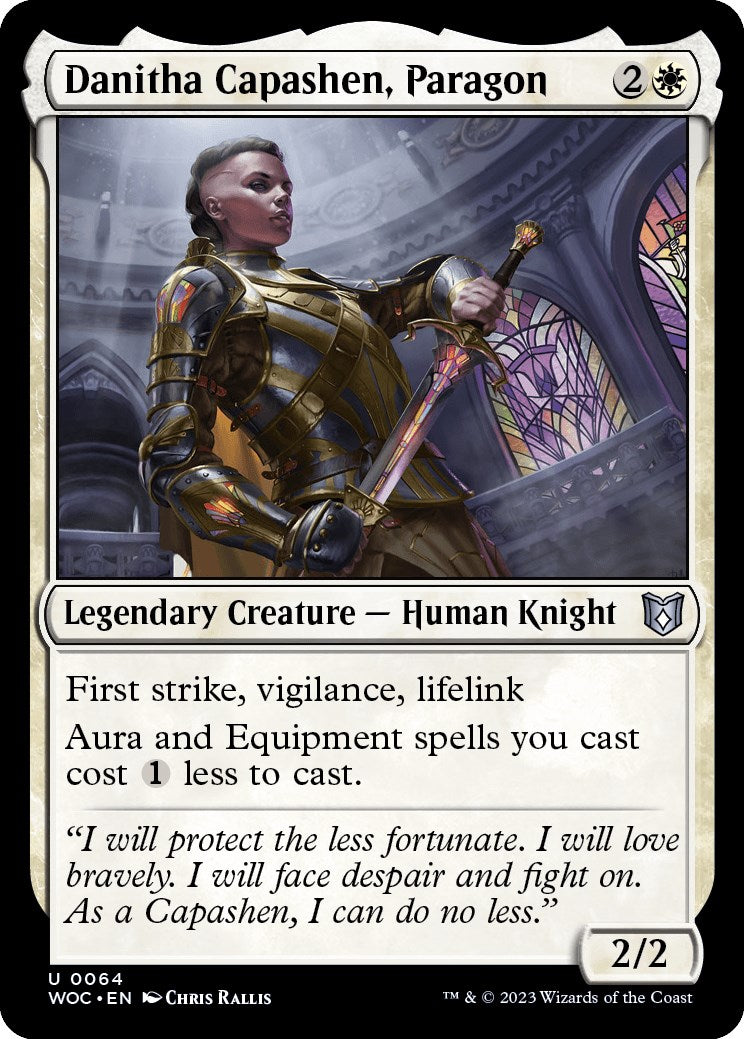 Danitha Capashen, Paragon [Wilds of Eldraine Commander] | Dragon's Lair Comics and Fantasy Houston TX