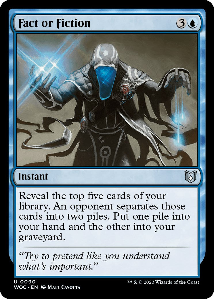 Fact or Fiction [Wilds of Eldraine Commander] | Dragon's Lair Comics and Fantasy Houston TX