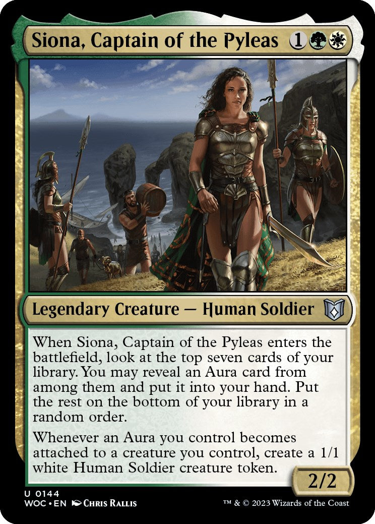 Siona, Captain of the Pyleas [Wilds of Eldraine Commander] | Dragon's Lair Comics and Fantasy Houston TX