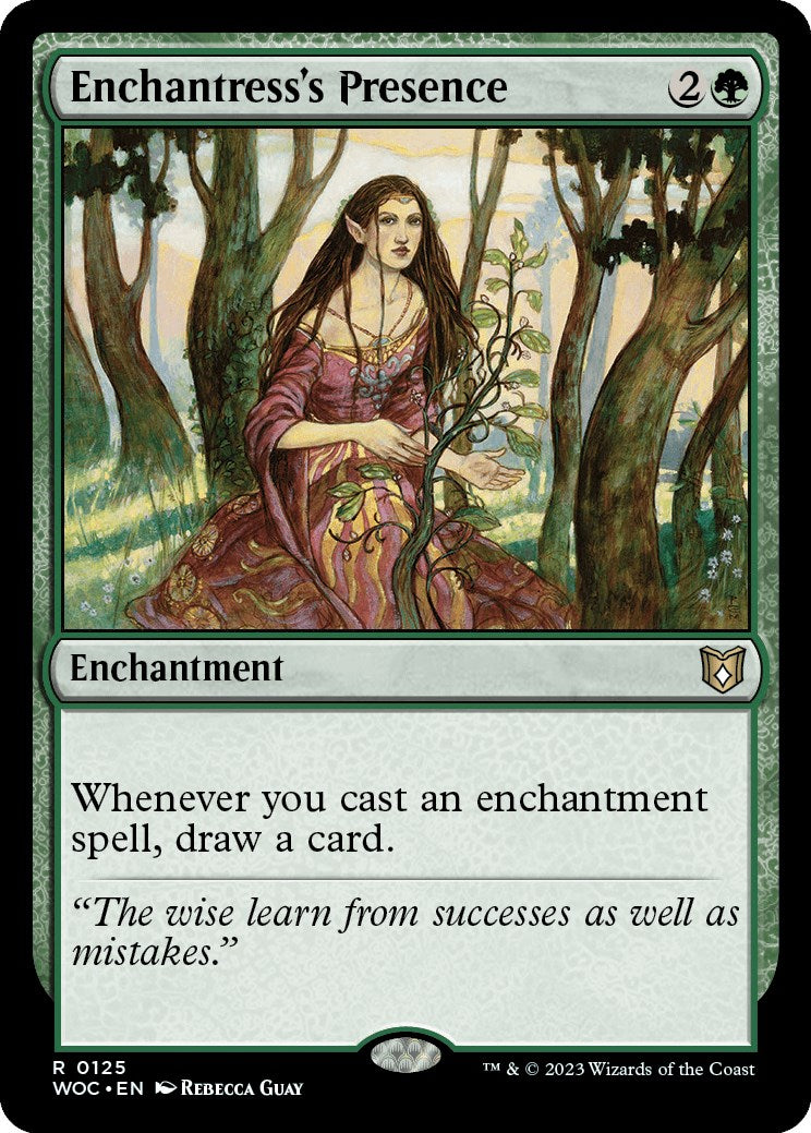 Enchantress's Presence [Wilds of Eldraine Commander] | Dragon's Lair Comics and Fantasy Houston TX