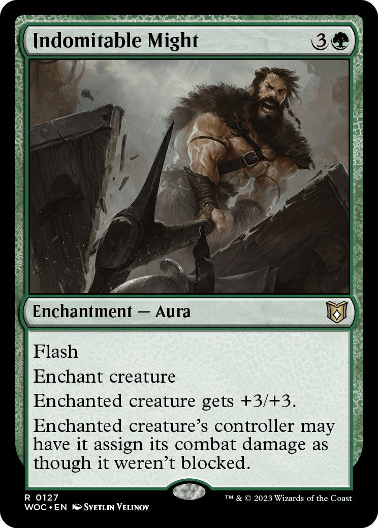 Indomitable Might [Wilds of Eldraine Commander] | Dragon's Lair Comics and Fantasy Houston TX