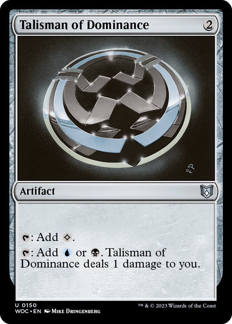 Talisman of Dominance [Wilds of Eldraine Commander] | Dragon's Lair Comics and Fantasy Houston TX