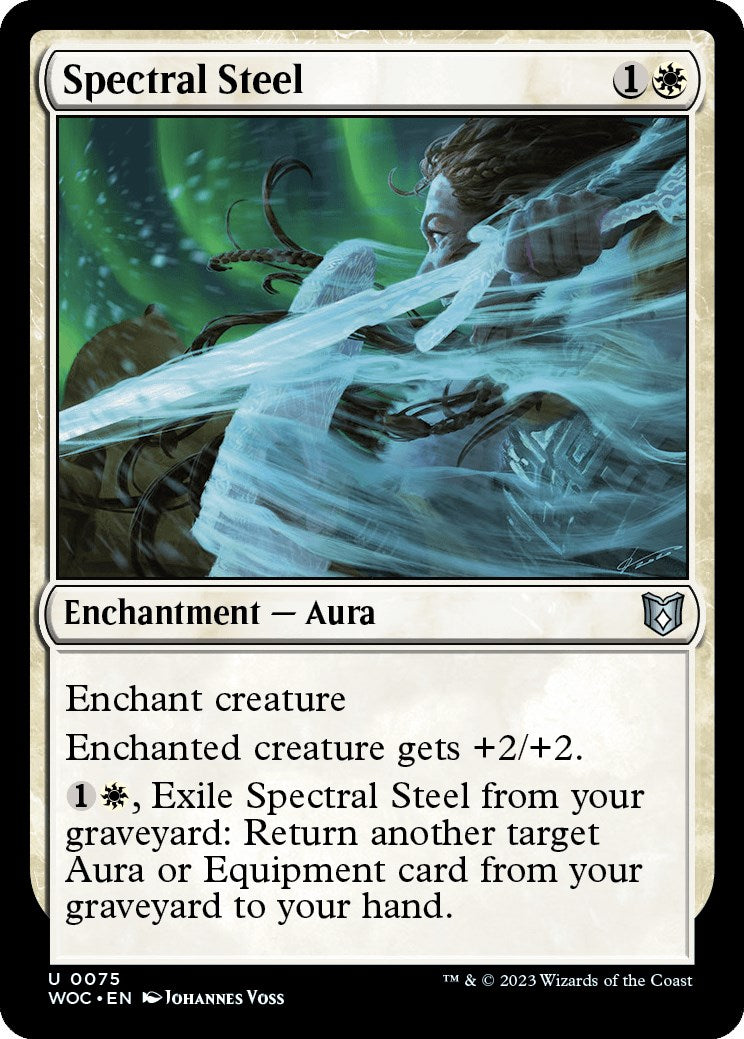 Spectral Steel [Wilds of Eldraine Commander] | Dragon's Lair Comics and Fantasy Houston TX