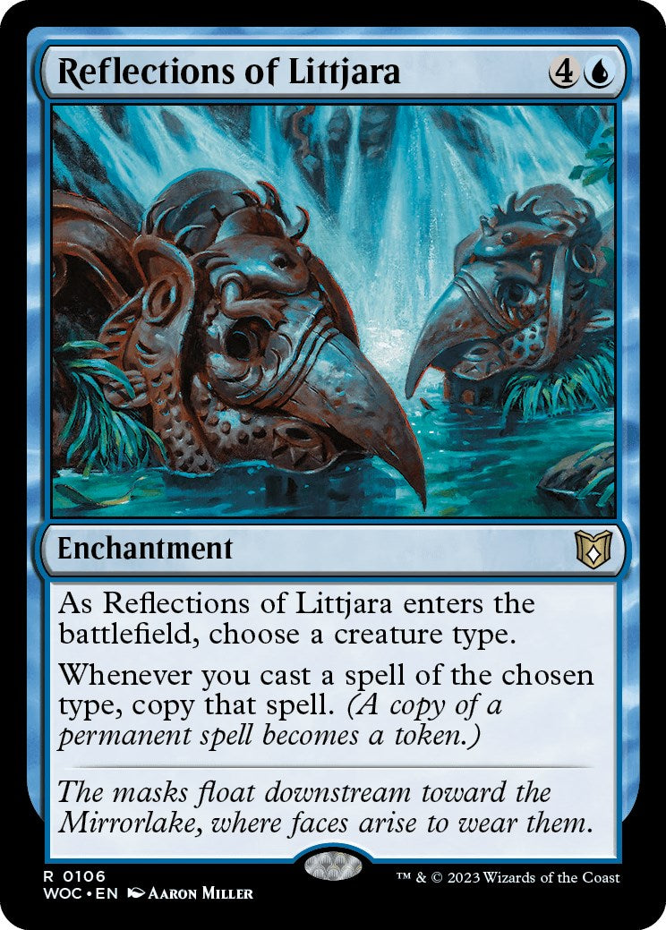 Reflections of Littjara [Wilds of Eldraine Commander] | Dragon's Lair Comics and Fantasy Houston TX