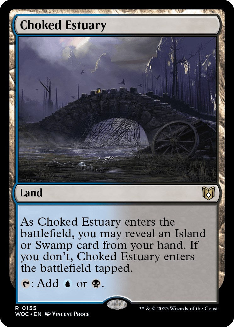 Choked Estuary [Wilds of Eldraine Commander] | Dragon's Lair Comics and Fantasy Houston TX