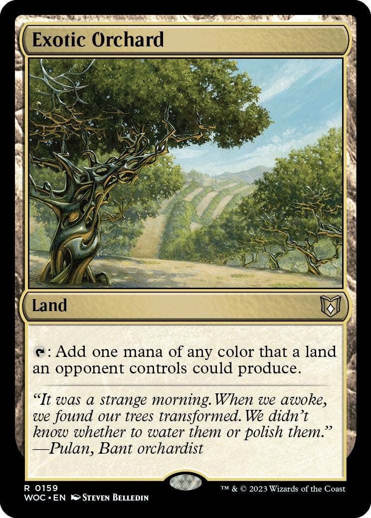 Exotic Orchard [Wilds of Eldraine Commander] | Dragon's Lair Comics and Fantasy Houston TX