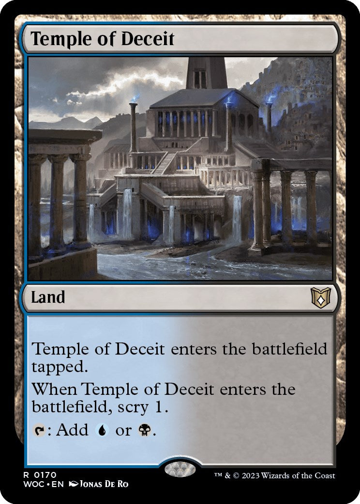 Temple of Deceit [Wilds of Eldraine Commander] | Dragon's Lair Comics and Fantasy Houston TX