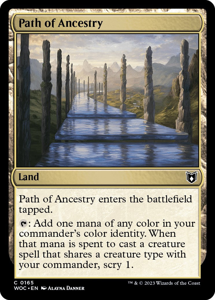 Path of Ancestry [Wilds of Eldraine Commander] | Dragon's Lair Comics and Fantasy Houston TX