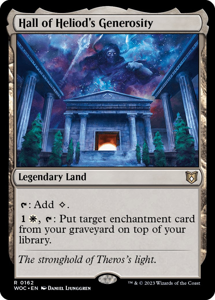 Hall of Heliod's Generosity [Wilds of Eldraine Commander] | Dragon's Lair Comics and Fantasy Houston TX