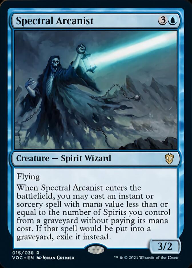 Spectral Arcanist [Innistrad: Crimson Vow Commander] | Dragon's Lair Comics and Fantasy Houston TX