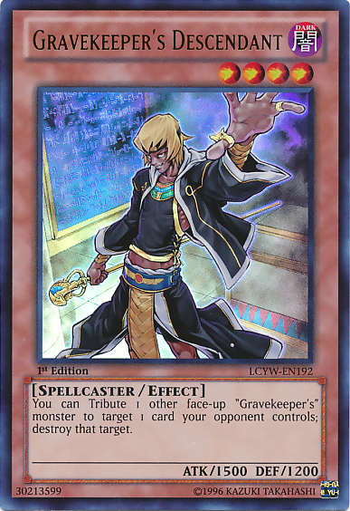 Gravekeeper's Descendant [LCYW-EN192] Ultra Rare | Dragon's Lair Comics and Fantasy Houston TX