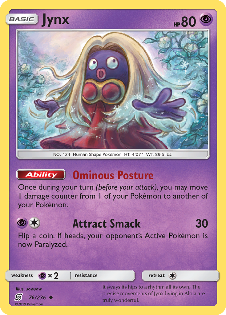 Jynx (76/236) [Sun & Moon: Unified Minds] | Dragon's Lair Comics and Fantasy Houston TX