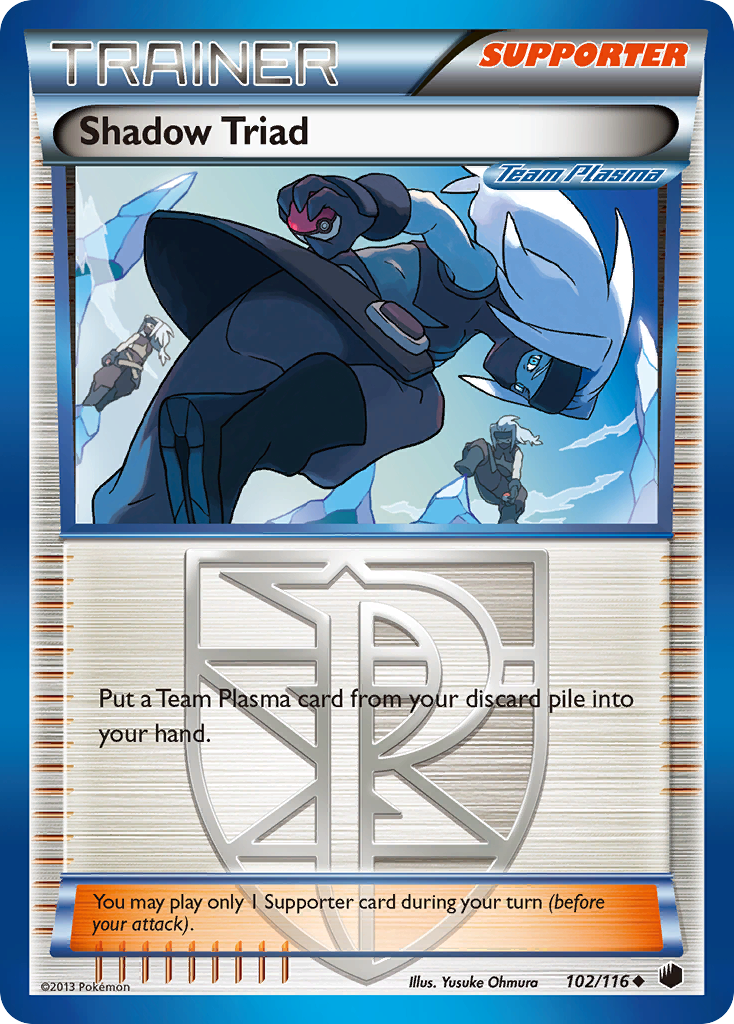 Shadow Triad (102/116) [Black & White: Plasma Freeze] | Dragon's Lair Comics and Fantasy Houston TX