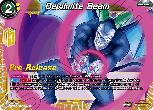 Devilmite Beam (BT22-087) [Critical Blow Prerelease Promos] | Dragon's Lair Comics and Fantasy Houston TX