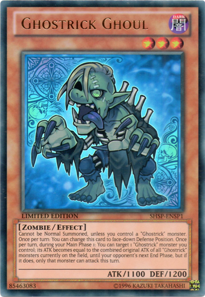 Ghostrick Ghoul [SHSP-ENSP1] Ultra Rare | Dragon's Lair Comics and Fantasy Houston TX