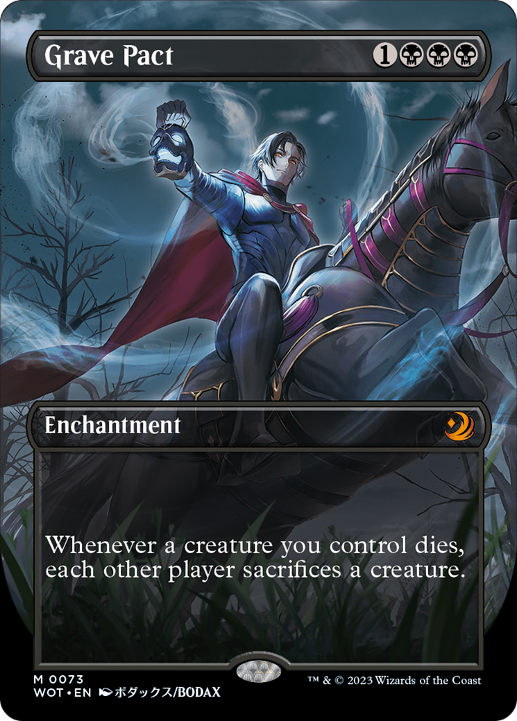 Grave Pact (Anime Borderless) [Wilds of Eldraine: Enchanting Tales] | Dragon's Lair Comics and Fantasy Houston TX