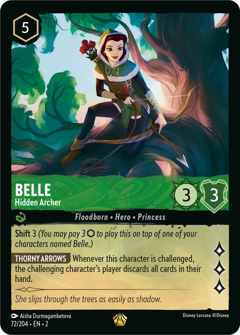 Belle - Hidden Archer (72/204) [Rise of the Floodborn] | Dragon's Lair Comics and Fantasy Houston TX