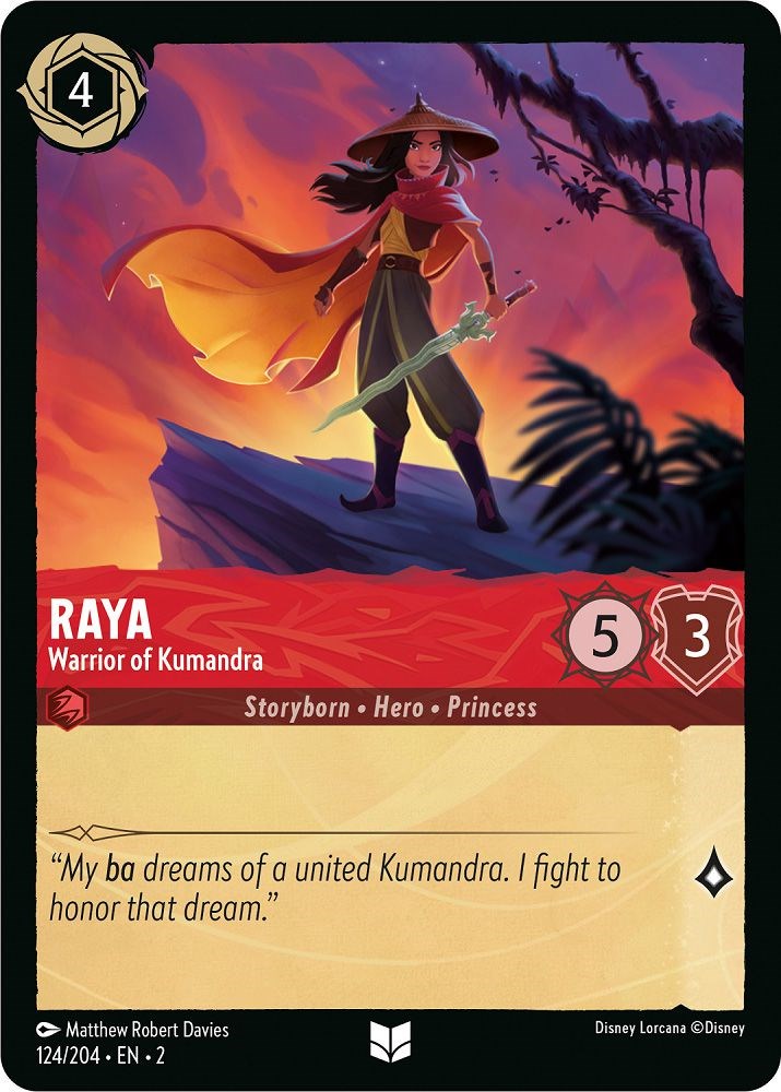 Raya - Warrior of Kumandra (124/204) [Rise of the Floodborn] | Odin's Place