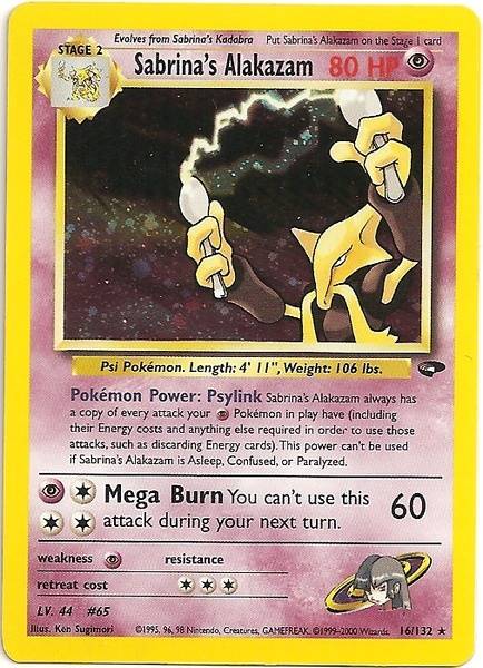 Sabrina's Alakazam (16/132) [Gym Challenge Unlimited] | Dragon's Lair Comics and Fantasy Houston TX