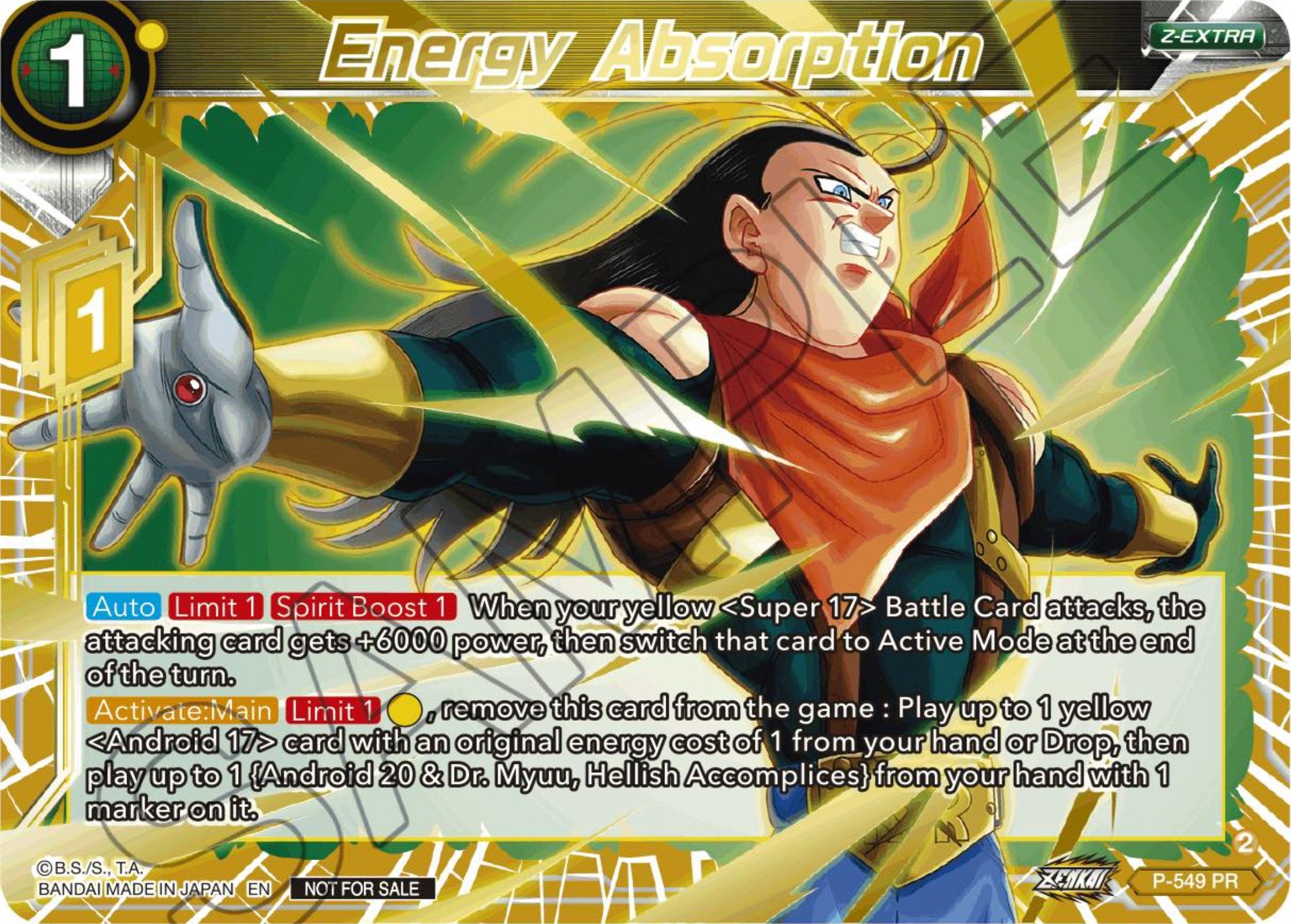 Energy Absorption (Championship Z Extra Card Pack 2023) (Gold-Stamped) (P-549) [Tournament Promotion Cards] | Dragon's Lair Comics and Fantasy Houston TX