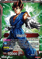 Vegito // Fusion Warrior Super Saiyan Vegito (Championship 2023 Golden Card Vol.3) (BT2-001) [Tournament Promotion Cards] | Dragon's Lair Comics and Fantasy Houston TX