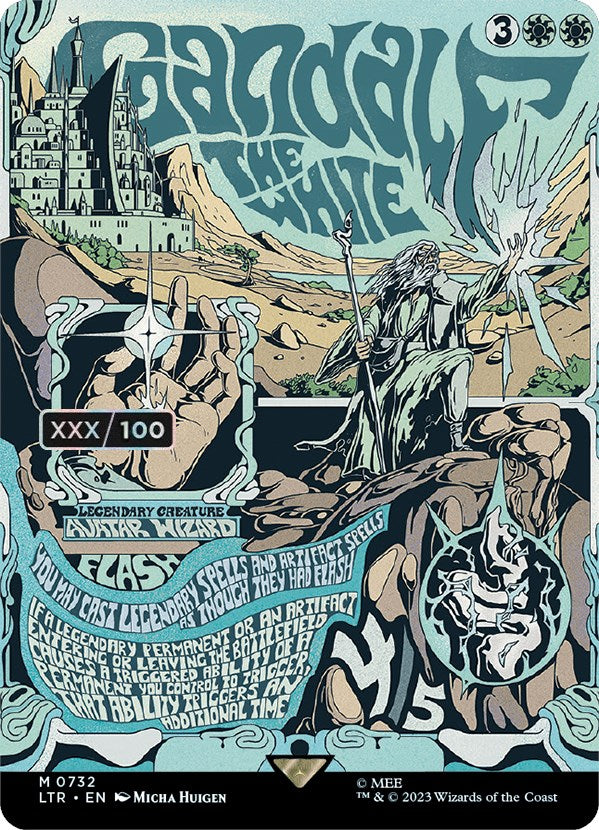 Gandalf the White (Borderless Poster) (Serialized) [The Lord of the Rings: Tales of Middle-Earth] | Dragon's Lair Comics and Fantasy Houston TX