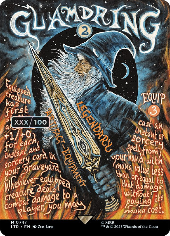 Glamdring (Borderless Poster) (Serialized) [The Lord of the Rings: Tales of Middle-Earth] | Dragon's Lair Comics and Fantasy Houston TX