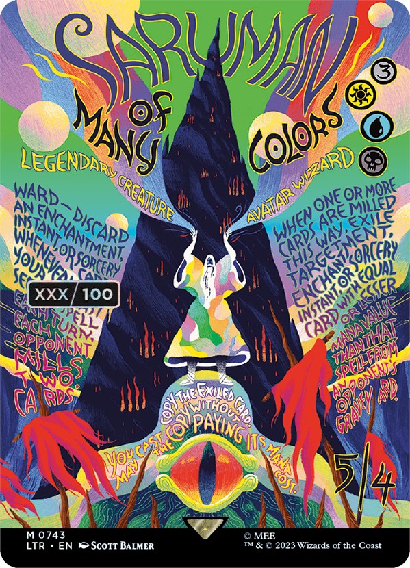 Saruman of Many Colors (Borderless Poster) (Serialized) [The Lord of the Rings: Tales of Middle-Earth] | Odin's Place