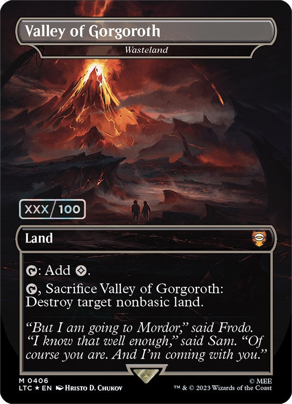 Valley of Gorgoroth - Wasteland (Serialized) [The Lord of the Rings: Tales of Middle-Earth Commander] | Dragon's Lair Comics and Fantasy Houston TX